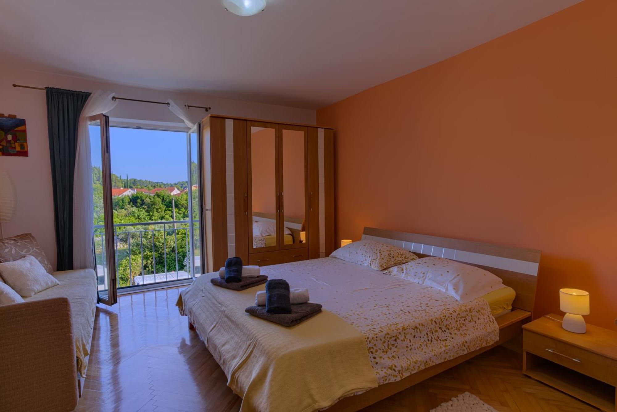 Loft Panorama Apartment Korcula Town Bagian luar foto